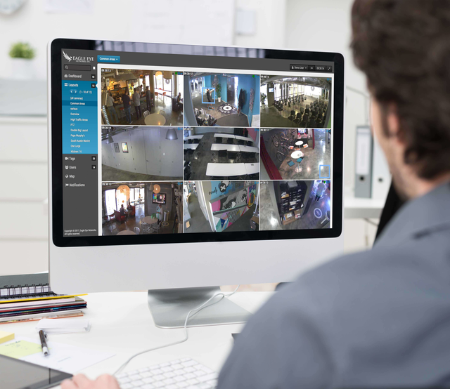 Security video monitoring sales service